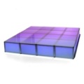 ProX Lumo Stage 8'x8' Acrylic Stage w/Optional Lights, 16" High